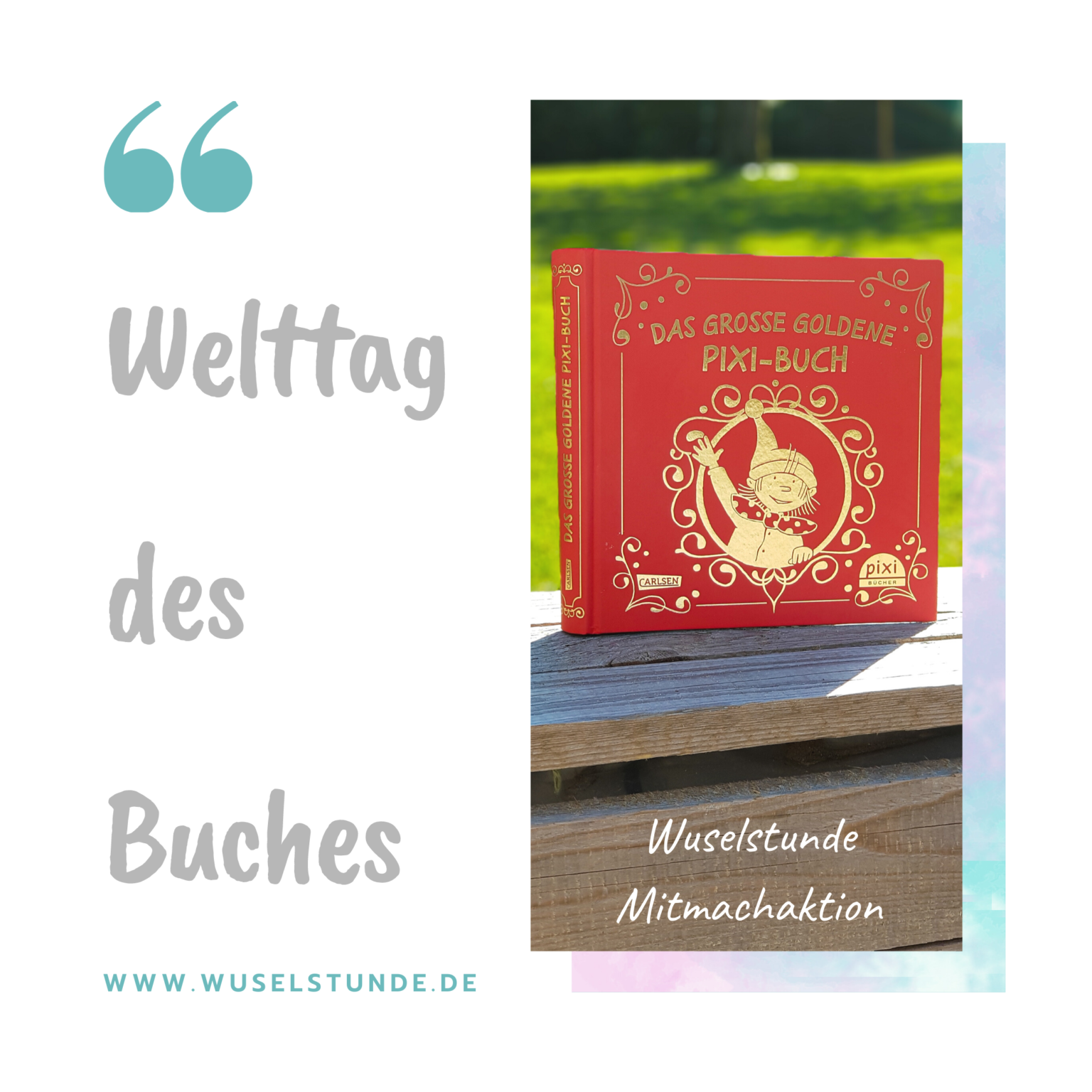 Auslosung Unser Mitmachaktion "Welttag Des Buches" - Die Wuselstunde ...